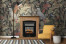 Каминокомплект Barcelona (разборный) - Дуб табачный с очагом Majestic FX Black