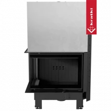 Топка  Kratki PRO MBZ/L/BS/G/SG угловое гнутое стекло слева, гильотина