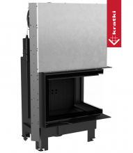 Топка Kratki PRO MBZ/P/BS/G/SG угловое гнутое стекло справа Топка Kratki PRO MBZ/P/BS/G/SG угловое гнутое стекло справа