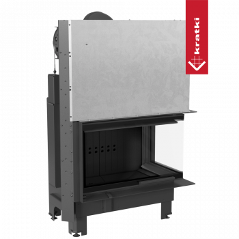 Топка Kratki PRO MBO/P/BS/G/SG угловое гнутое стекло справа