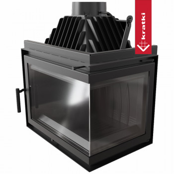 Топка Kratki SIMPLE/Z/S/P/BS, угловое стекло справа Топка Kratki SIMPLE/Z/S/P/BS, угловое стекло справа