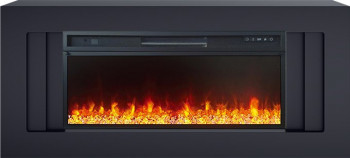 Каминокомплект Line 42 SFT (Разборный) - Серый графит с очагом Vision 42 LED