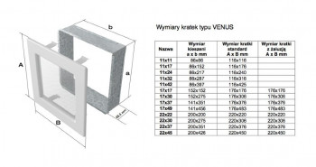 22x45 Venus графитовая с жалюзи 22x45 Venus графитовая с жалюзи