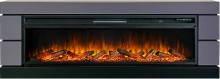 Каминокомплект Modern 60 SFT (Разборный) - Серый графит с очагом Vision 60 LOG LED