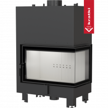 Топка с теплообменником Kratki PRO MBO/PW/15/P/BS/W угловое стекло справа Топка с теплообменником Kratki PRO MBO/PW/15/P/BS/W угловое стекло справа