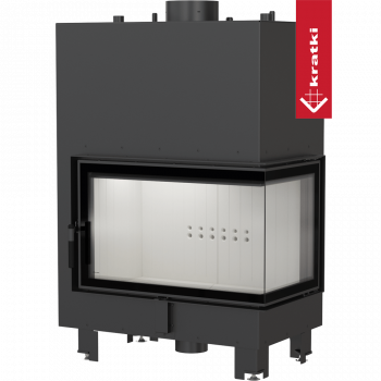 Топка с теплообменником Kratki PRO MBO/PW/15/P/BS/W угловое стекло справа Топка с теплообменником Kratki PRO MBO/PW/15/P/BS/W угловое стекло справа