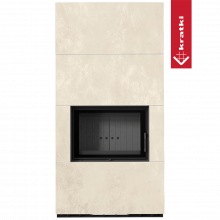 Каминокомплект Kratki PRO FLOKI BOX OXIDE BIANCO Каминокомплект Kratki PRO FLOKI BOX OXIDE BIANCO