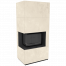 Каминокомплект Kratki PRO FLOKI BOX OXIDE BIANCO, угловое стекло слева Каминокомплект Kratki PRO FLOKI BOX OXIDE BIANCO, угловое стекло слева