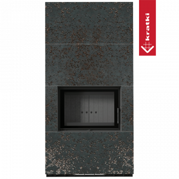 Каминокомплект Kratki PRO FLOKI OXIDE NERO Каминокомплект Kratki PRO FLOKI OXIDE NERO