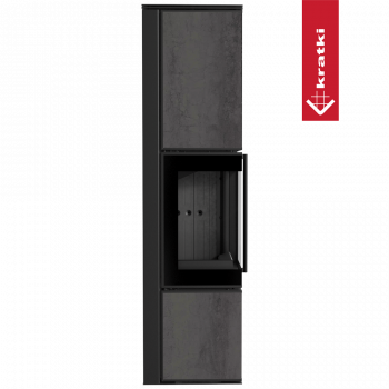 Печь Kratki PRO Tora/L Naturali Pietra Di Savoia Antracite BOCCIARDATA Печь Kratki PRO Tora/L Naturali Pietra Di Savoia Antracite BOCCIARDATA