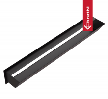 Решётка Kratki Luft 12x80 черная Решётка Kratki Luft 12x80 черная